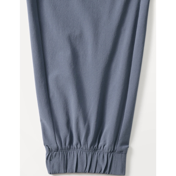 Women's Athleta Brooklyn Mid Rise Jogger Pants Size 8 Blue - Picture 9 of 10